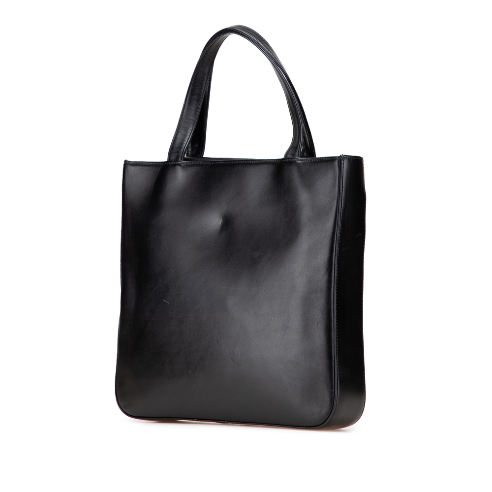 Pre-Loved Burberry Nova Check Trimmed Leather Handbag - Picture 2 of 12